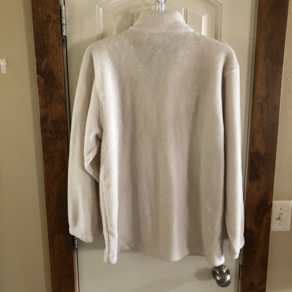 NWOT-Cream, Size Lg., Golden Grove Fleece Jacket - Picture 2 of 4